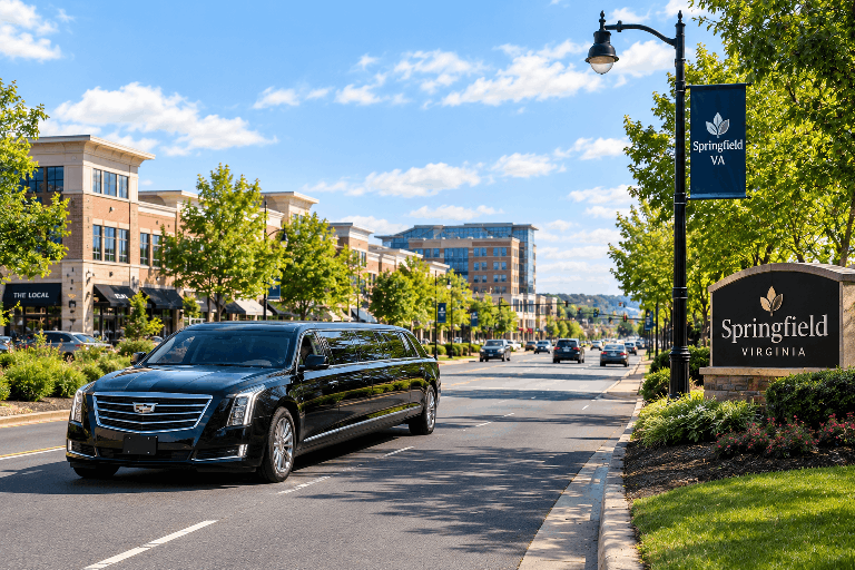 limo car for rent in springfield va